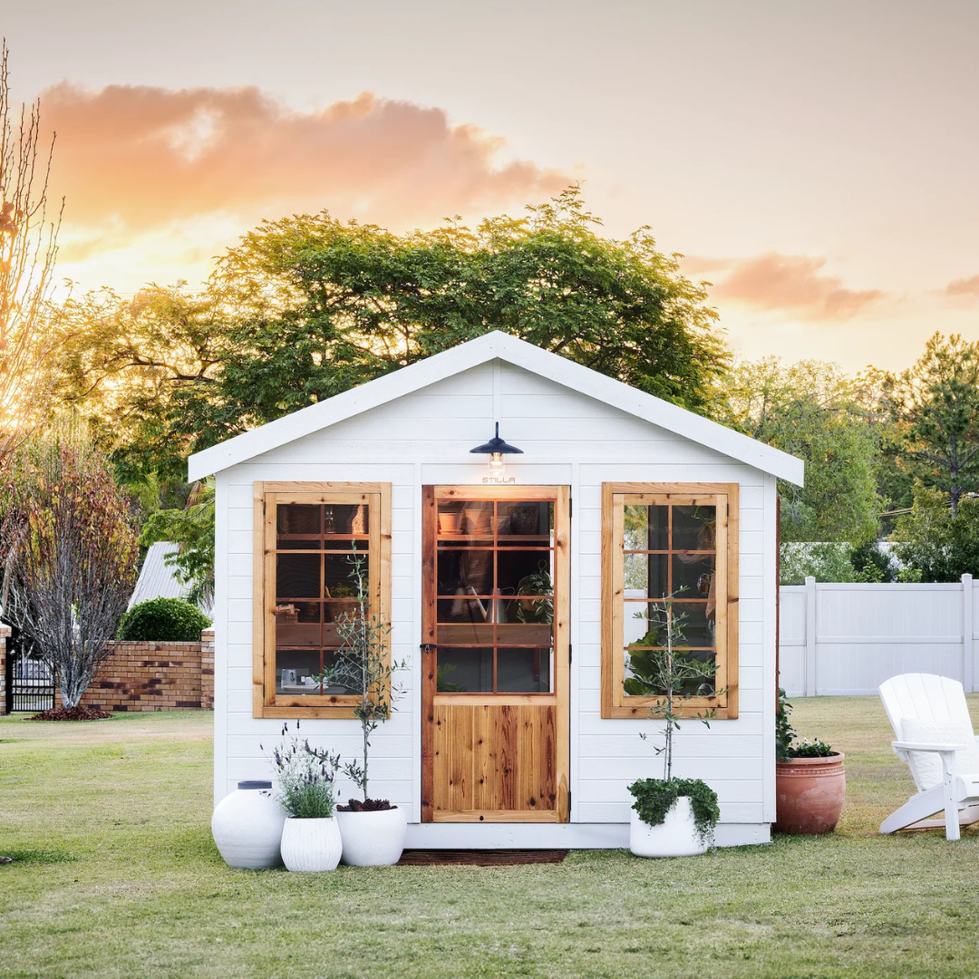 How to DIY your Stilla Cedar Studio into a Stylish Potting Shed with Lonni Parker from Adore Home Magazine