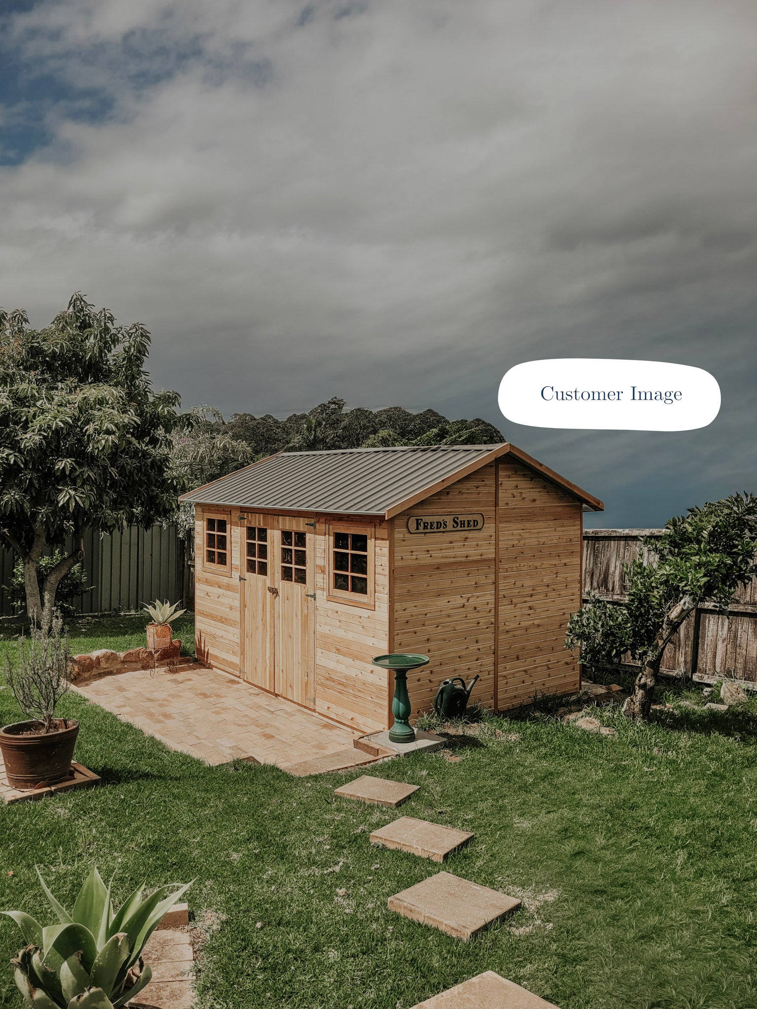 Willow 12x8 Cedar Timber Shed