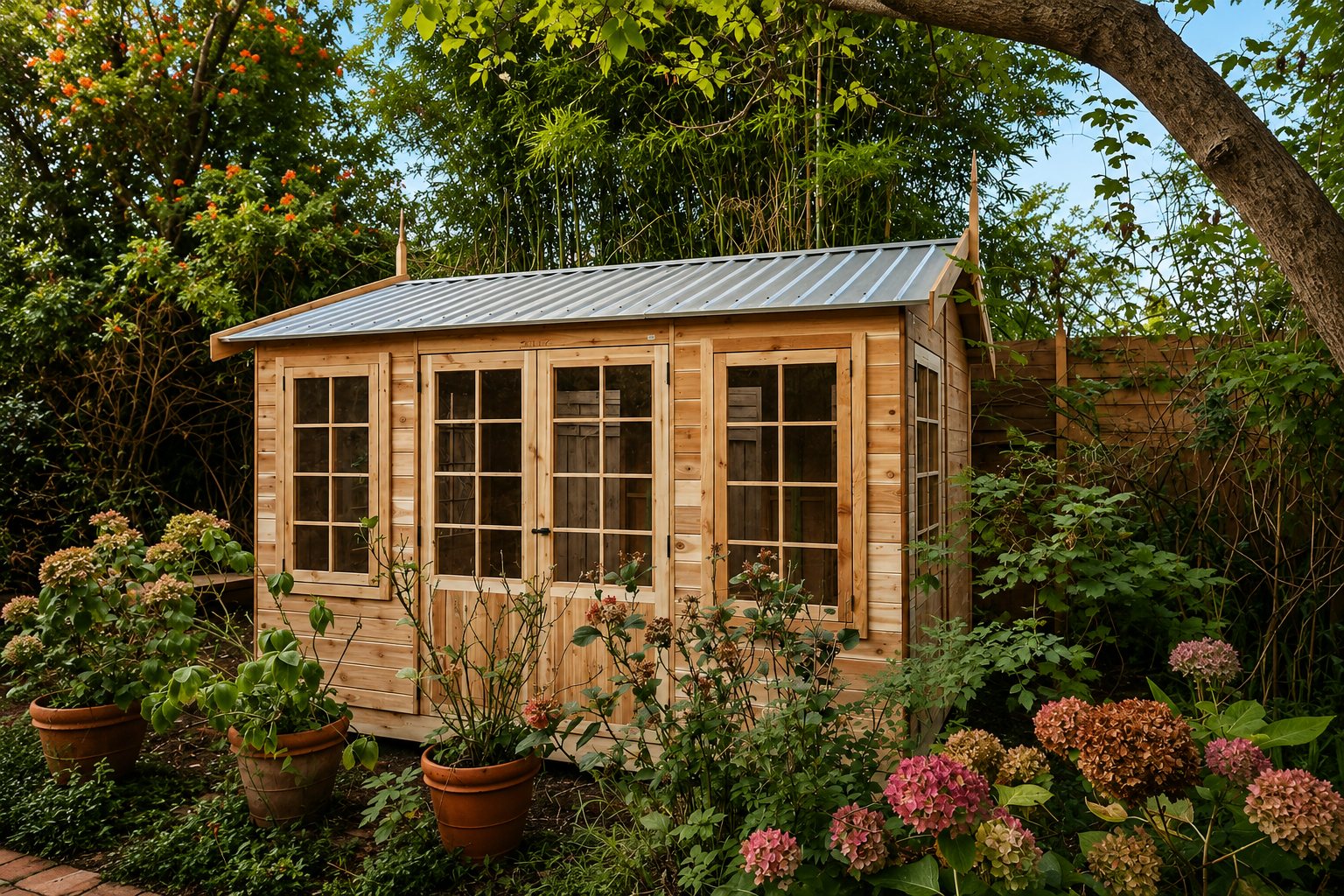 Jarrah 12x10 Cedar Timber Classic Studio