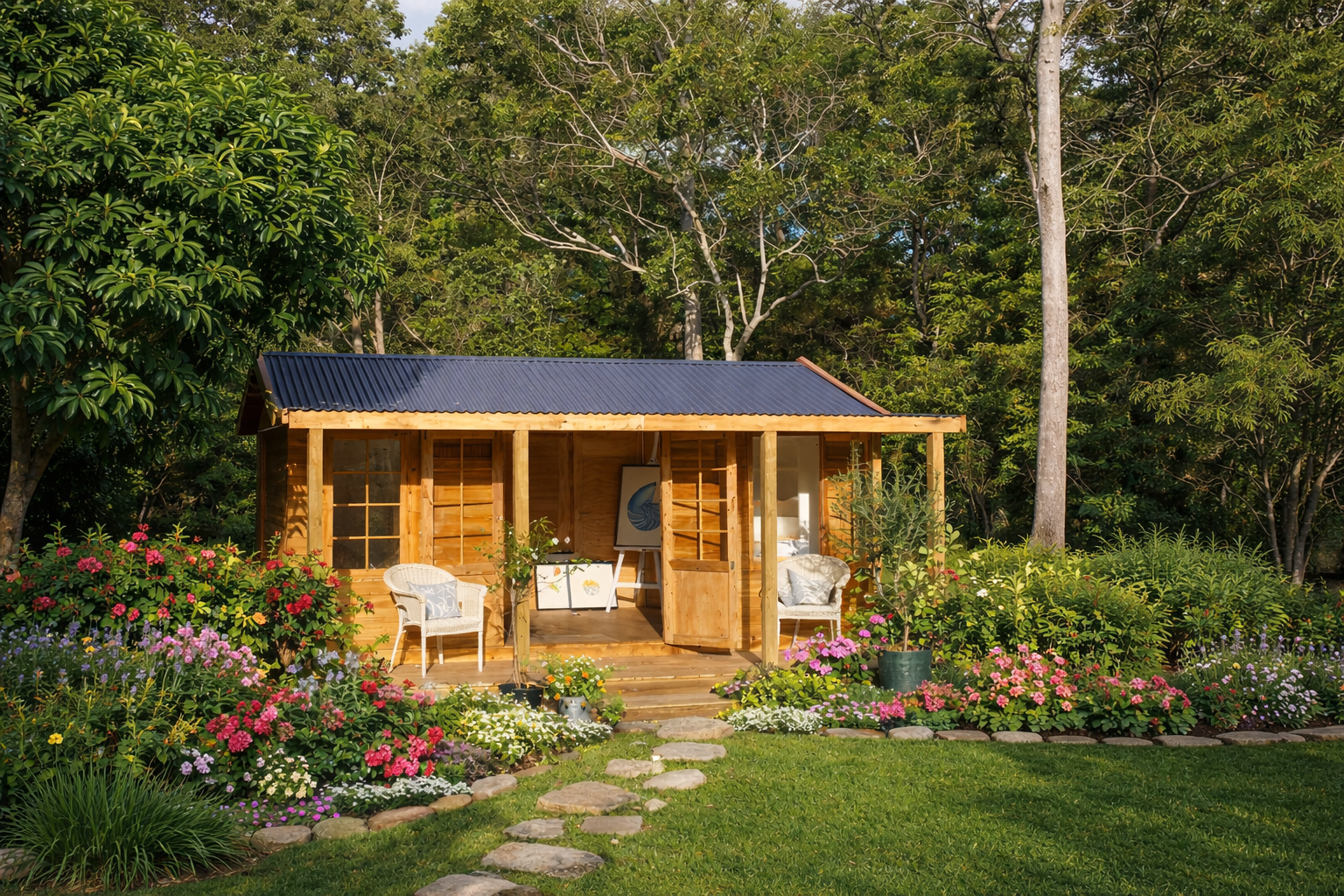 Alpine 16x8 Cedar Timber Classic Studio