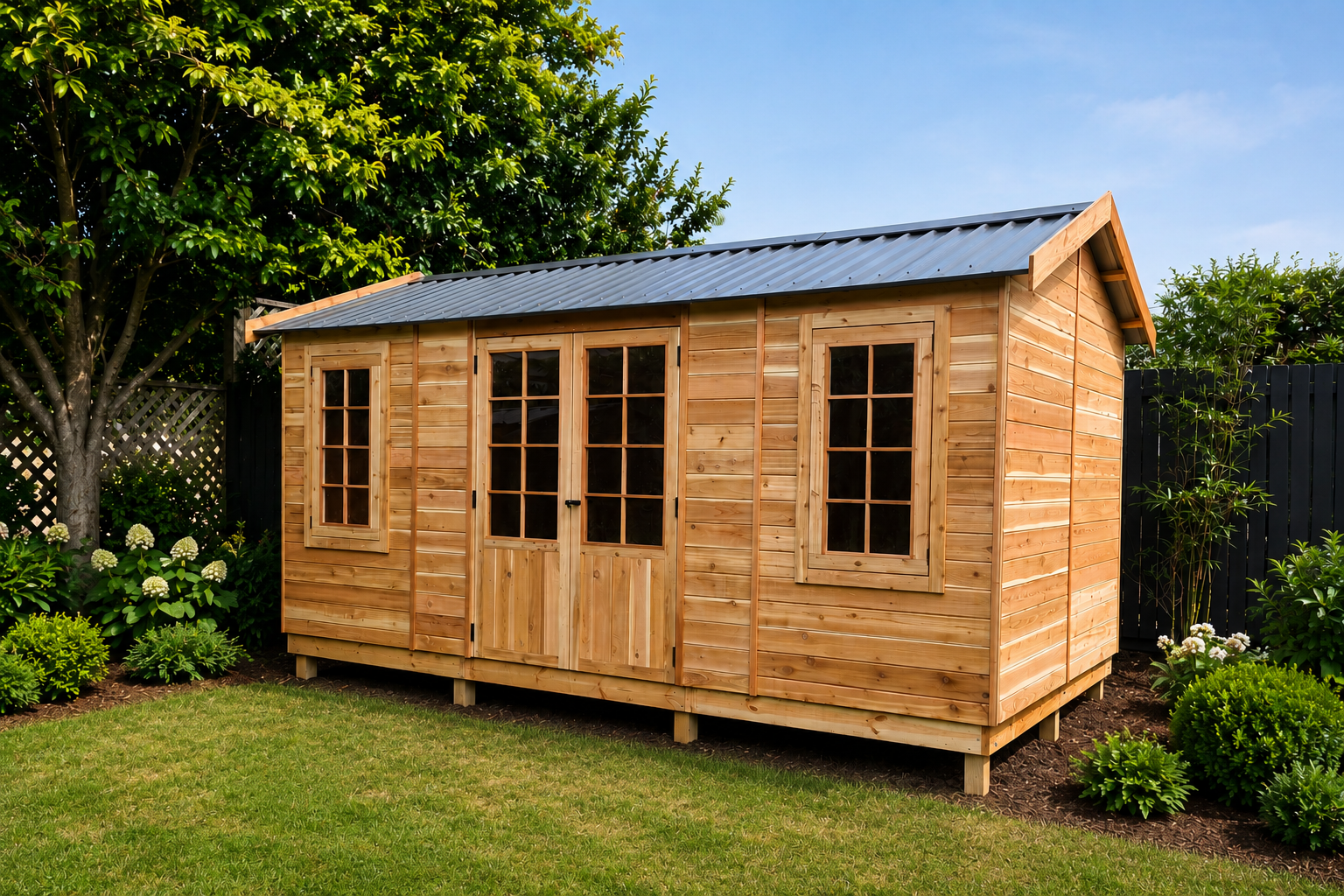 Alpine 16x8 Cedar Timber Classic Studio