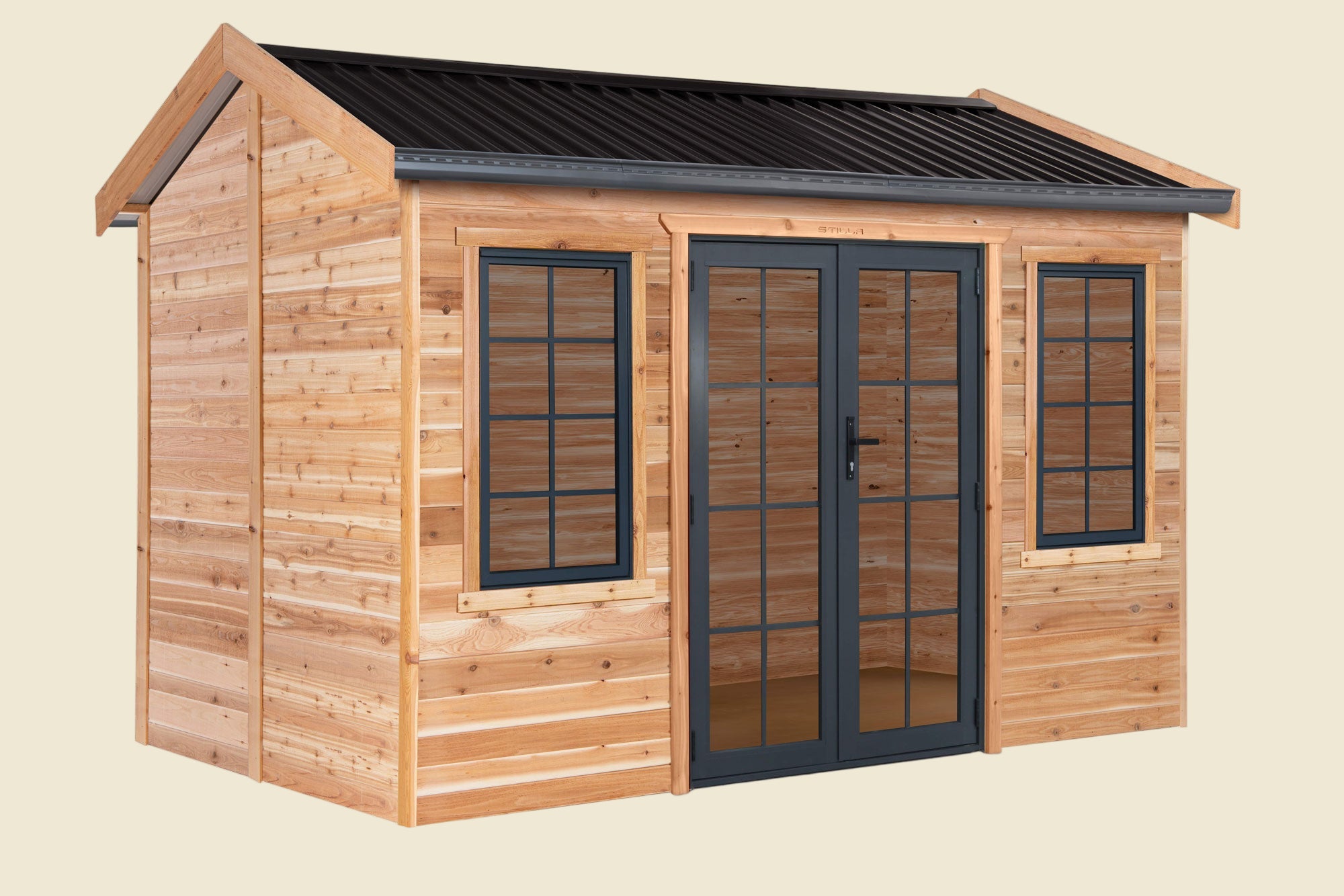 Hamilton 12x8 Cedar Timber Designer Studio