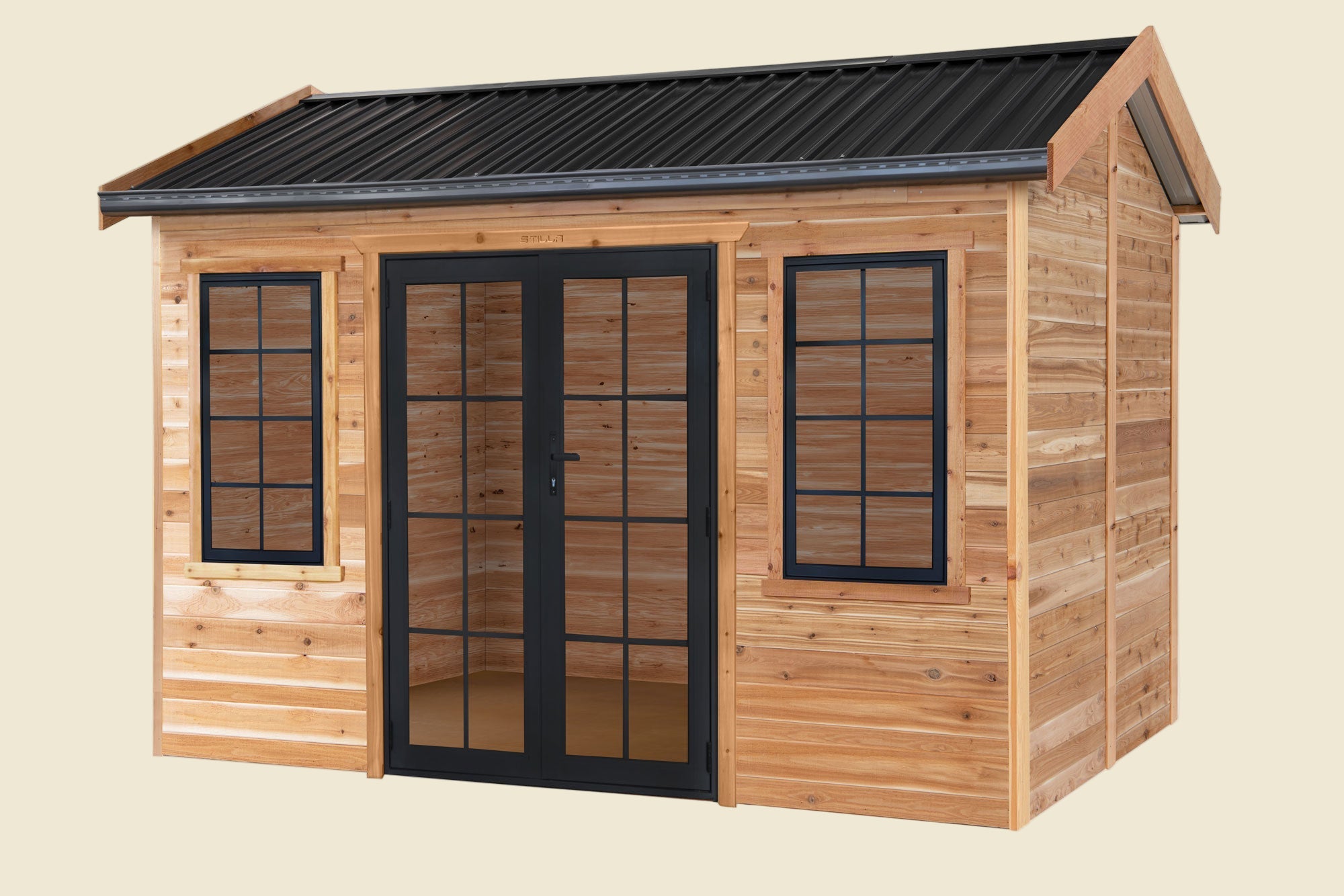 Hamilton 12x8 Cedar Timber Designer Studio
