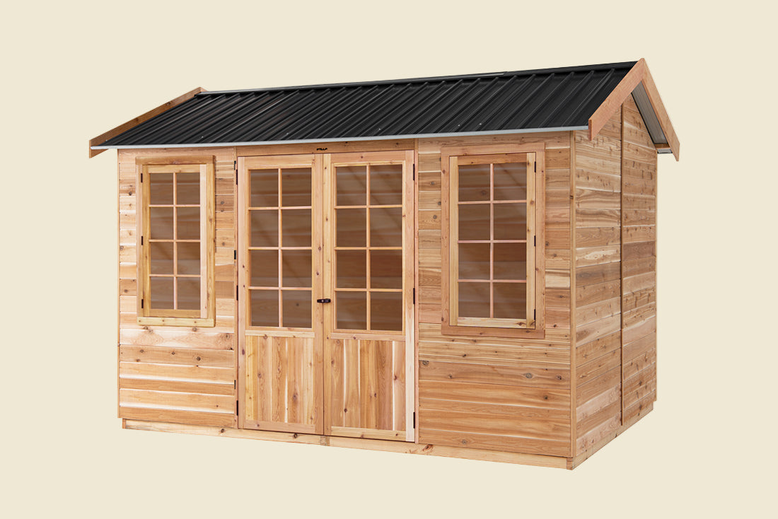 Olive 12x8 Cedar Timber Classic Studio