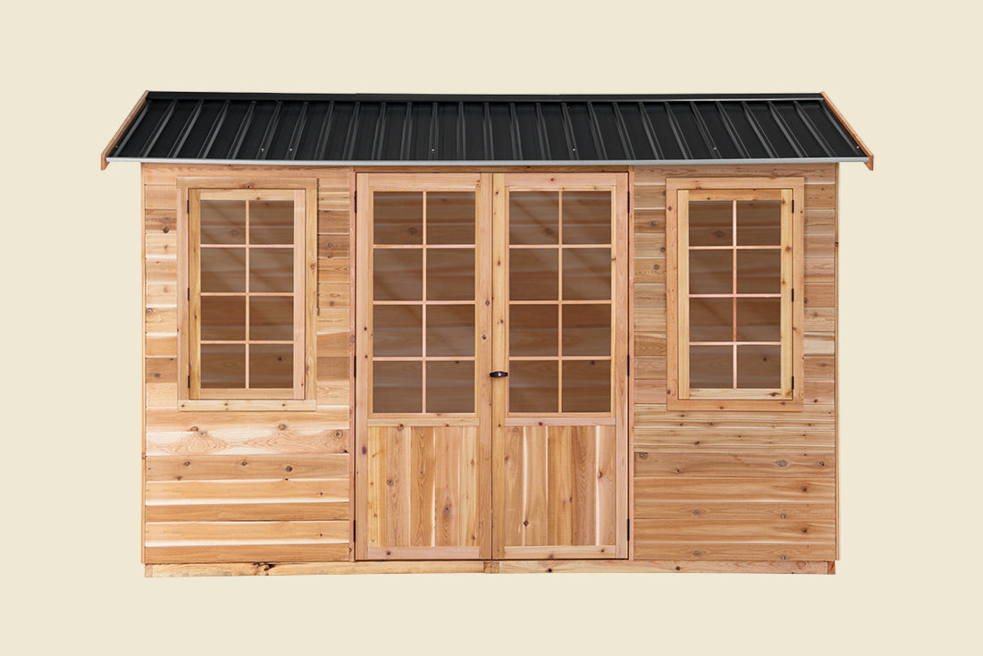 Olive 12x8 Cedar Timber Classic Studio