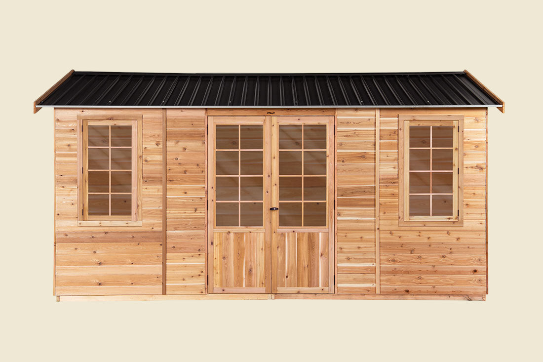 Alpine 16x8 Cedar Timber Classic Studio