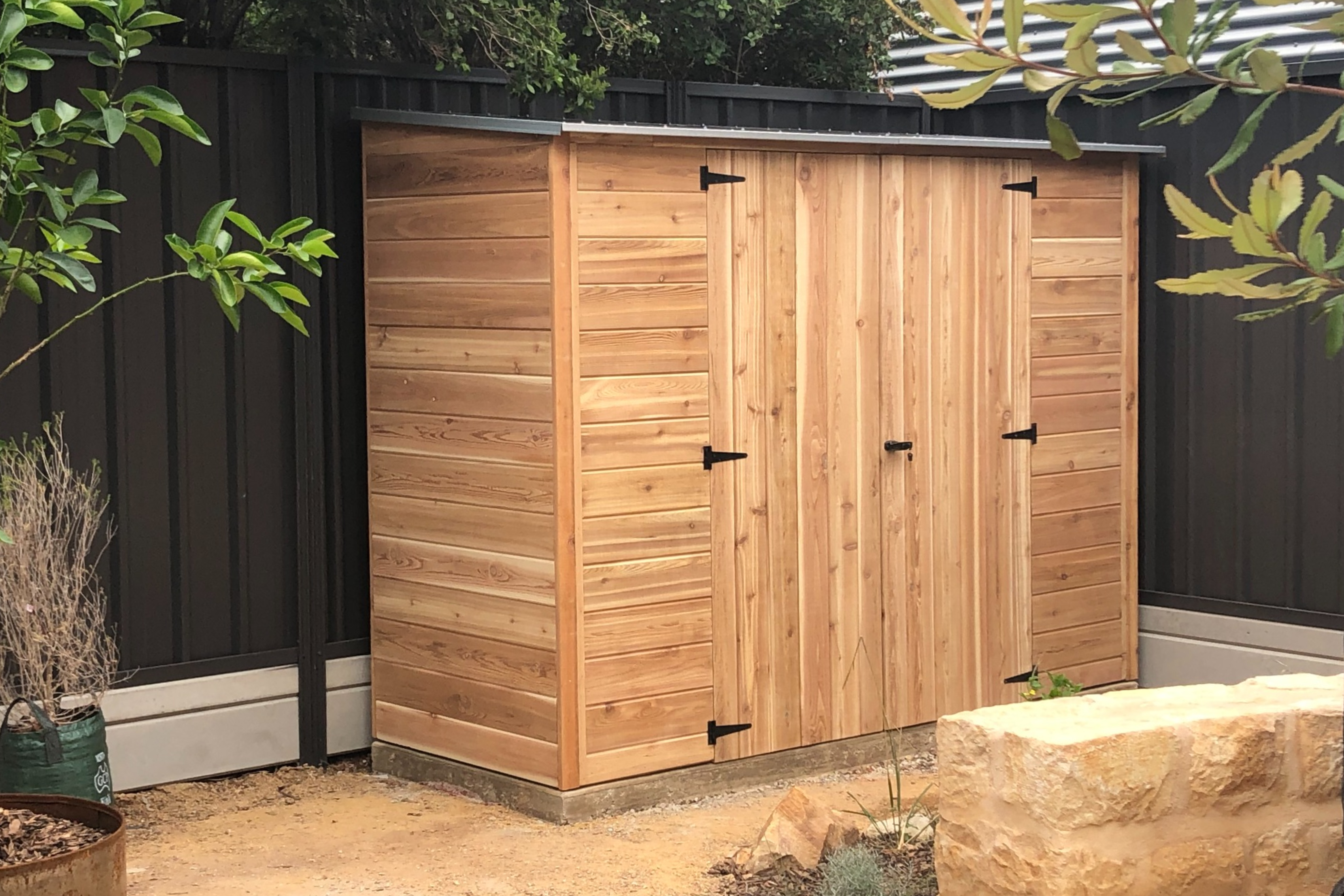 Acacia 8x3 Cedar Timber Shed