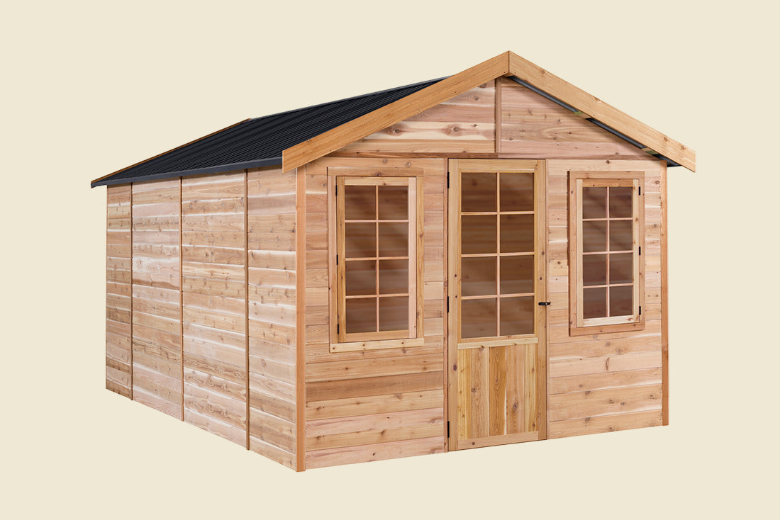 Spruce 10x16 Cedar Timber Shed | Stilla