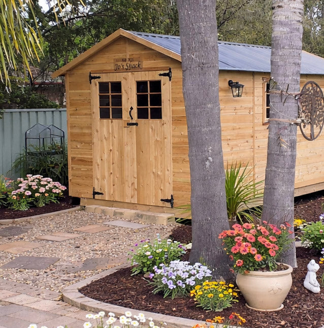 Master 8x12 Cedar Timber Shed