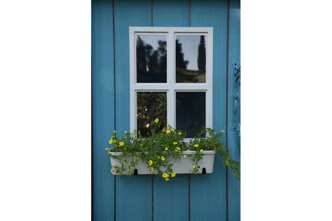 Oakland painted window