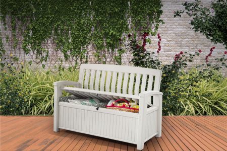 Patio storage bench