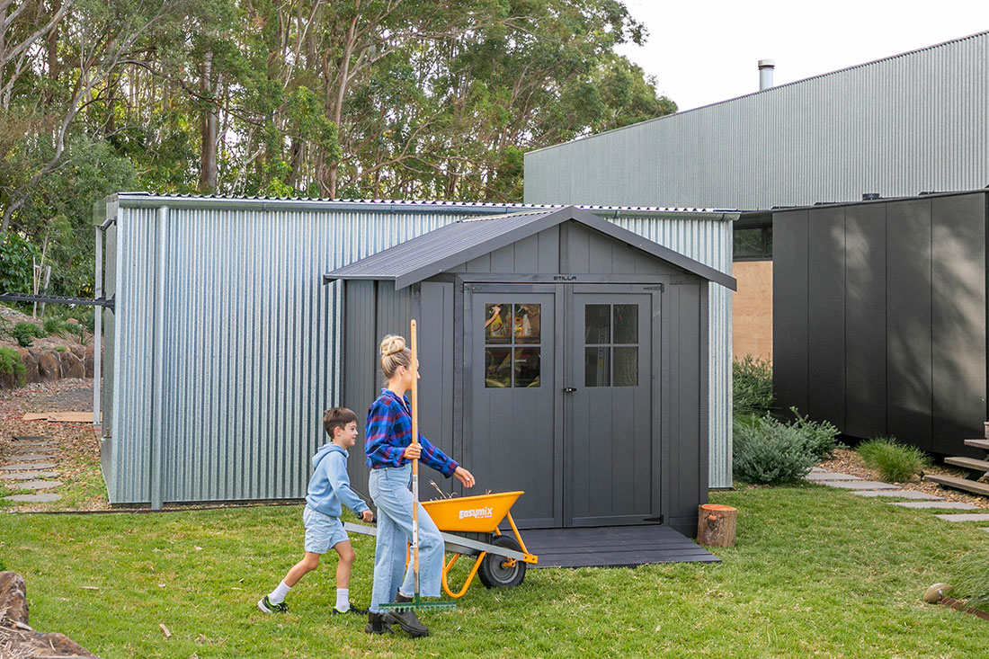Mosman painted shed