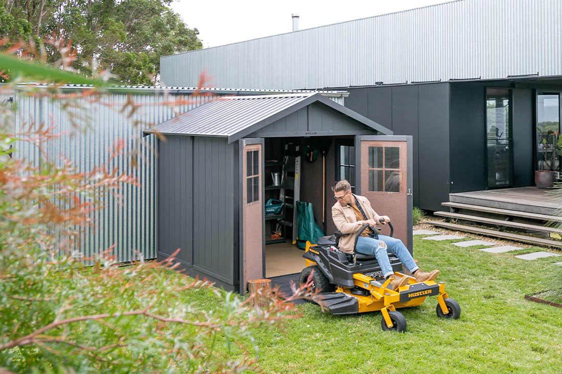 Mosman painted shed